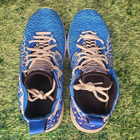 SIZE 7- Nike LeBron 17 GS 'Sprite' Blue-Ghost Green VNDS 2020  BQ5594-434  Fits - Picture 6 of 16